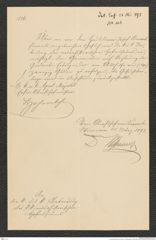 k.k. naturhistorisches Hofmuseum, Intendanzakten 1885-1896 (Hauer), Aktenzahl Z.146/1893, Seite 5